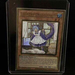 Laundry Dragonmaid - MAGO-EN021 - Premium Gold Rare - 1st Edition Maximum Gold Y
